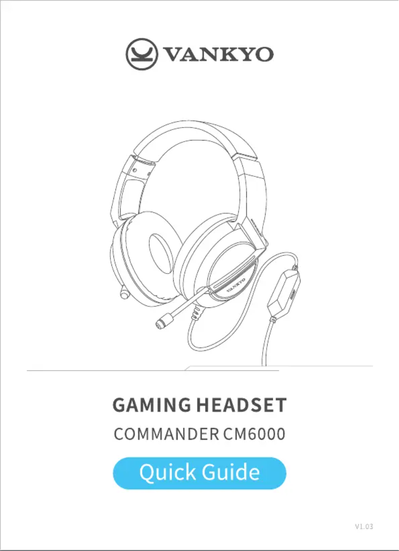 Page n°1 - Manuel utilisateur Vankyo CM6000