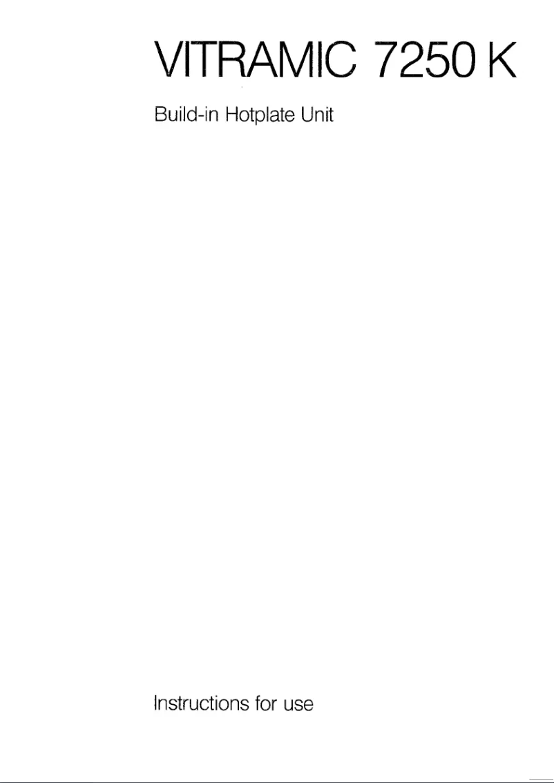 Página 1 del manual Manual de usuario AEG Competence 7250 K WN