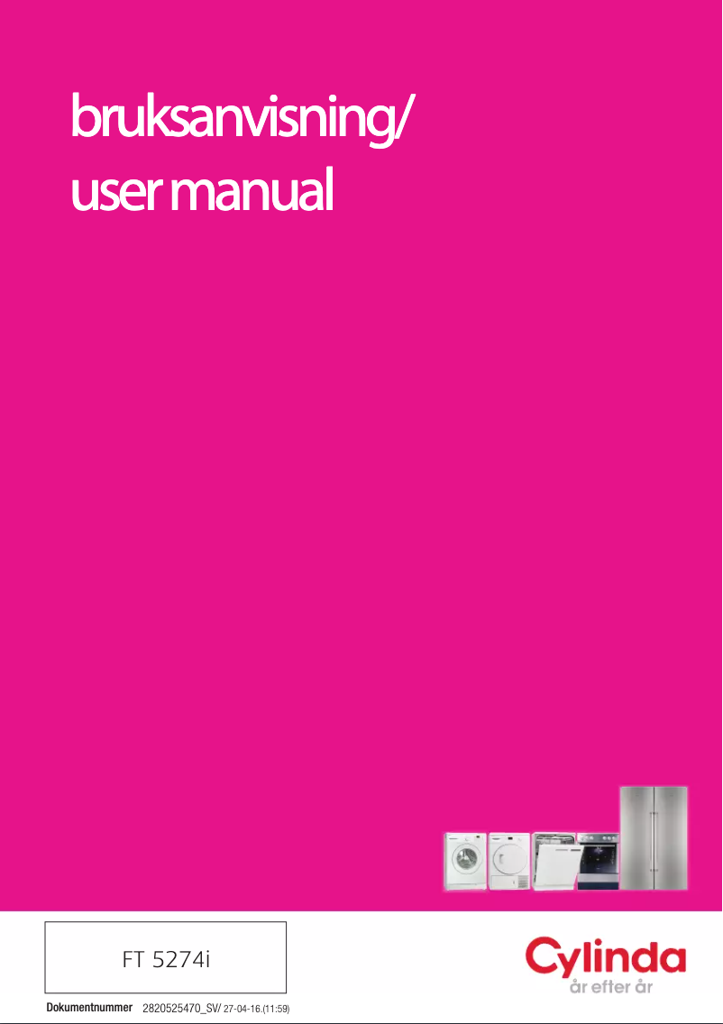 Image de la première page du manuel de l'appareil FT 5274i