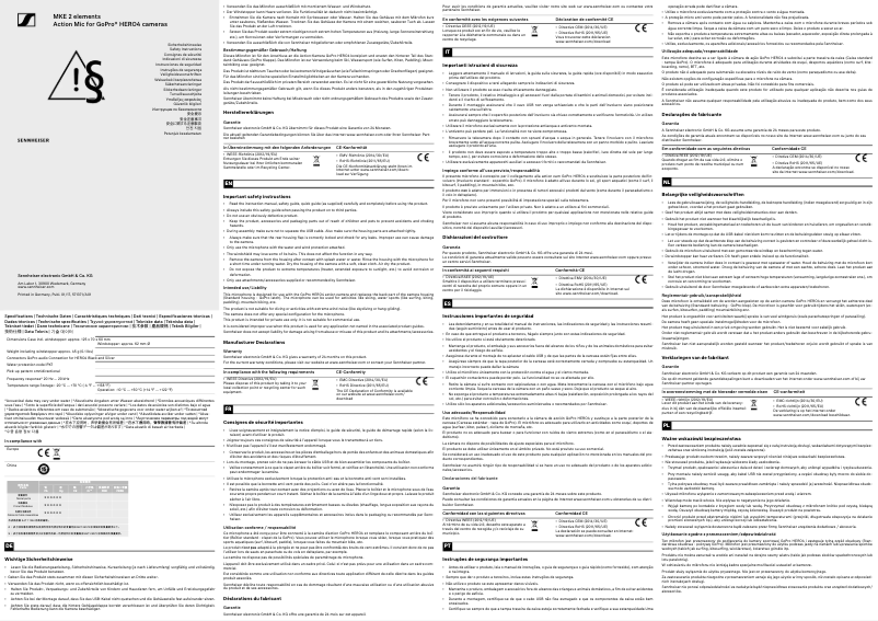 Imagen de la primera página del manual del dispositivo MKE 2 elements