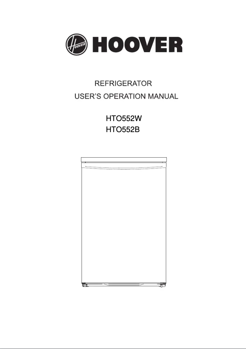Image de la première page du manuel de l'appareil HTO552B