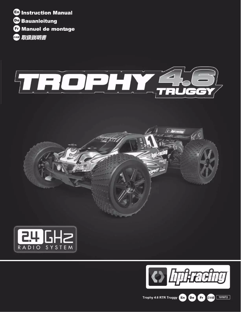 Image de la première page du manuel de l'appareil TROPHY TRUGGY