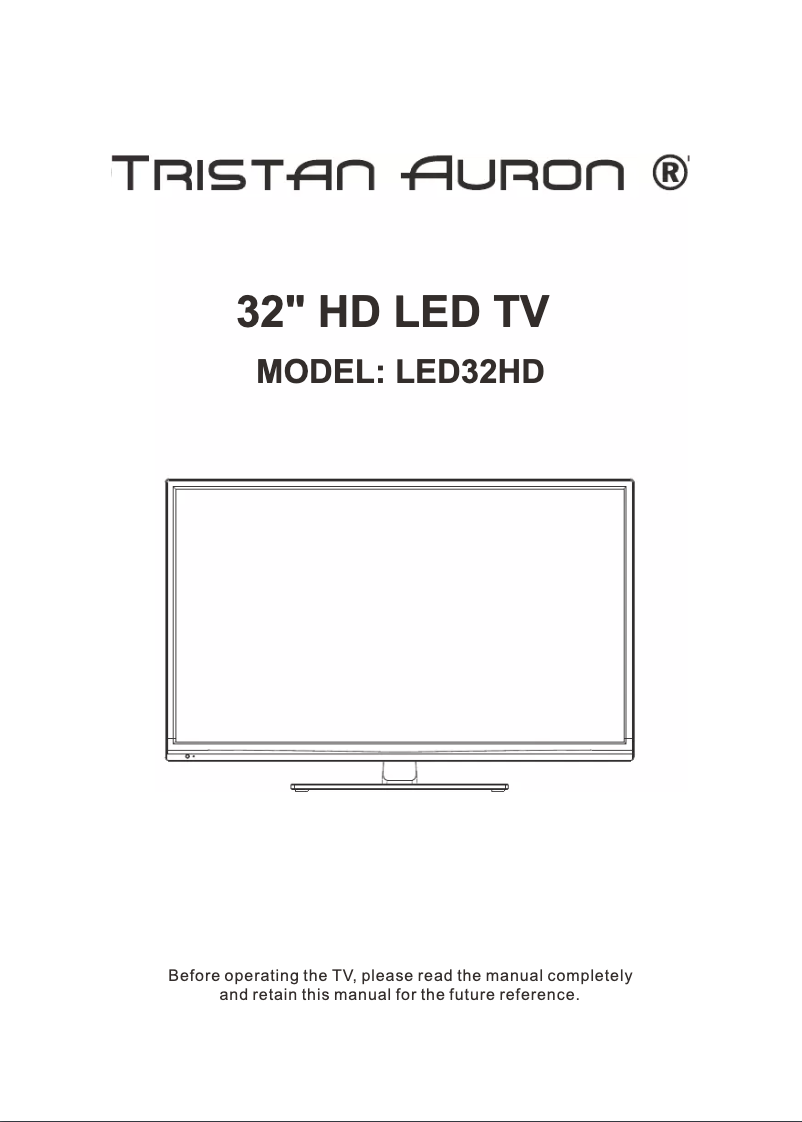 Image de la première page du manuel de l'appareil LED32HD