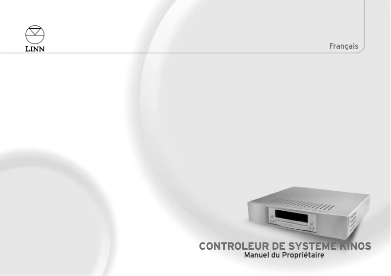 Page n°1 - Manuel utilisateur Linn Kinos