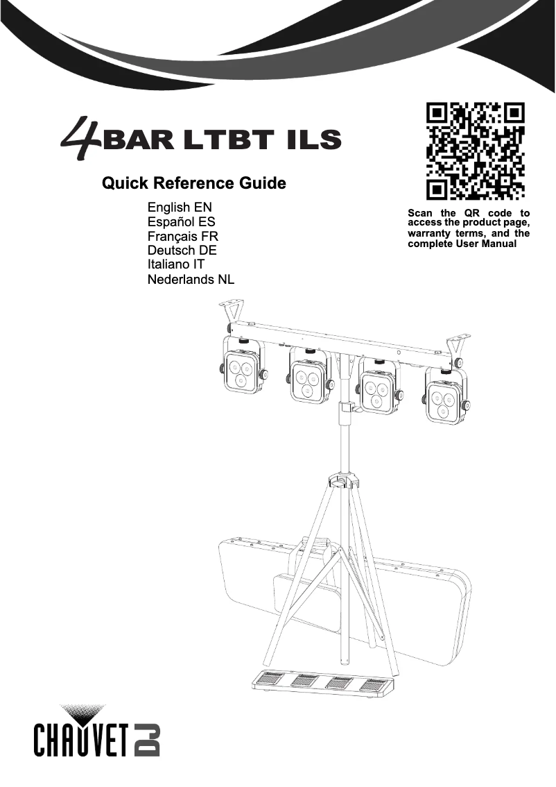 Page 1 de la notice Manuel utilisateur Chauvet 4Bar LTBT ILS