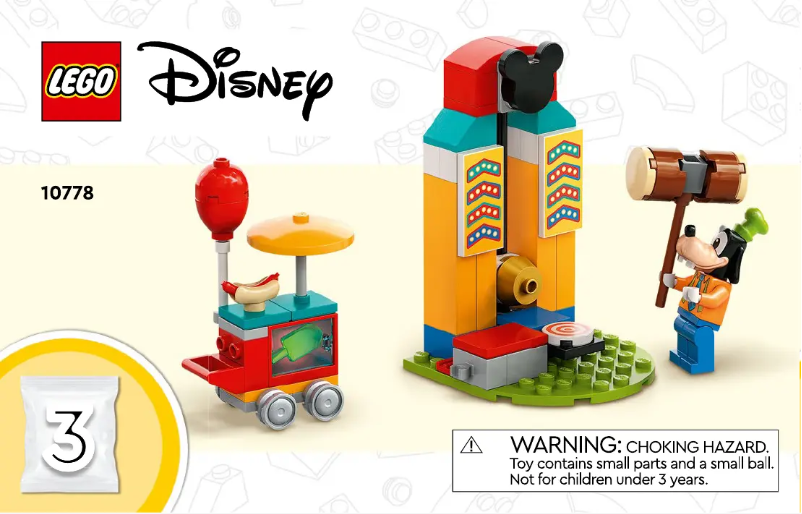 Page 1 de la notice Manuel utilisateur Lego Disney 10778