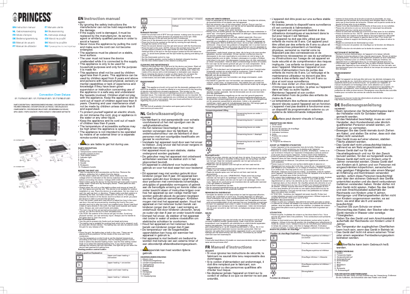 Página 1 del manual Manual de usuario Princess 112750