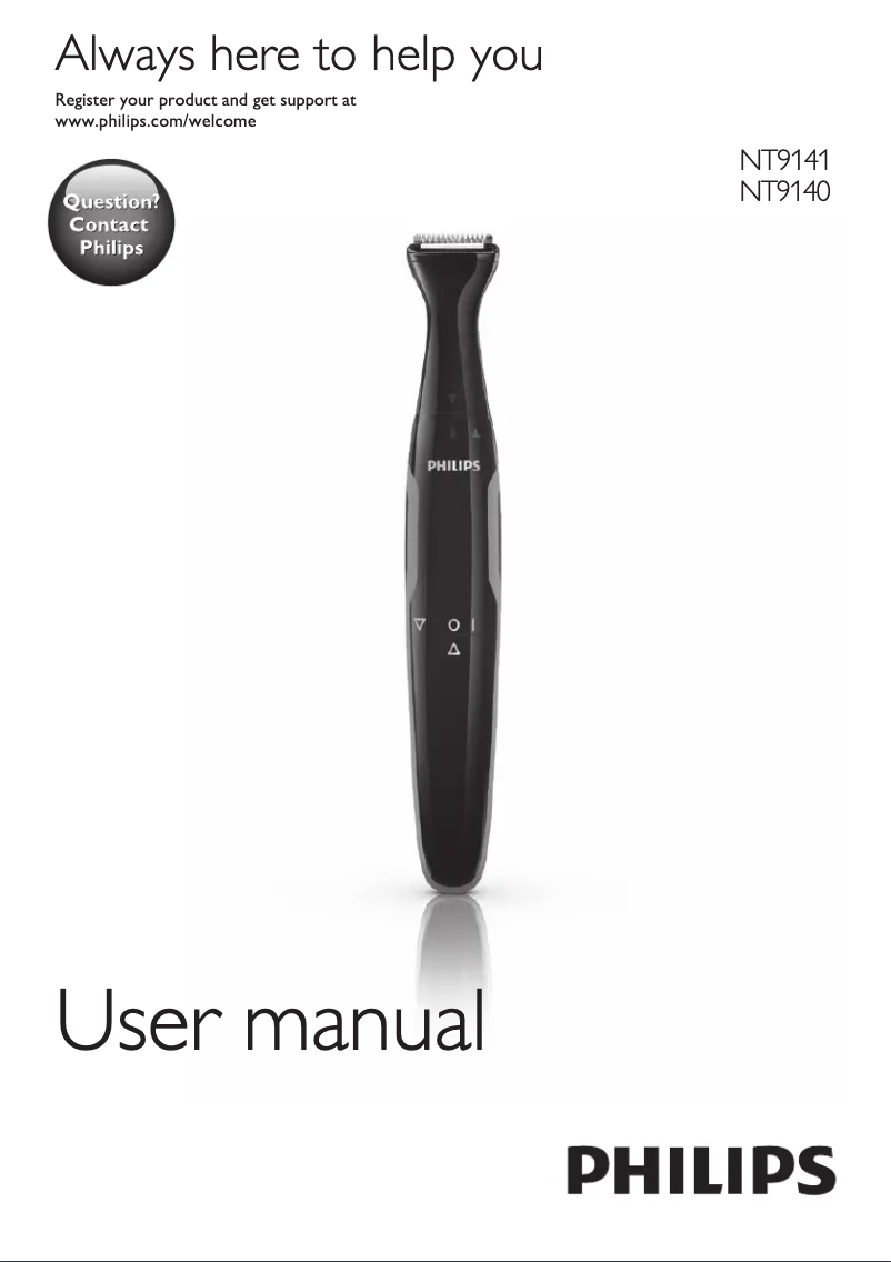 Image de la première page du manuel de l'appareil Gostyler NT9140