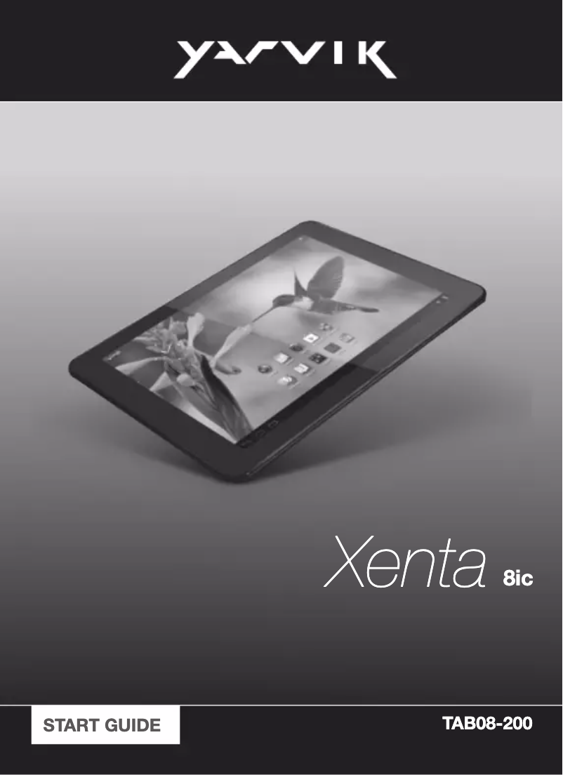 Page 1 de la notice Manuel utilisateur Yarvik Xenta 8ic
