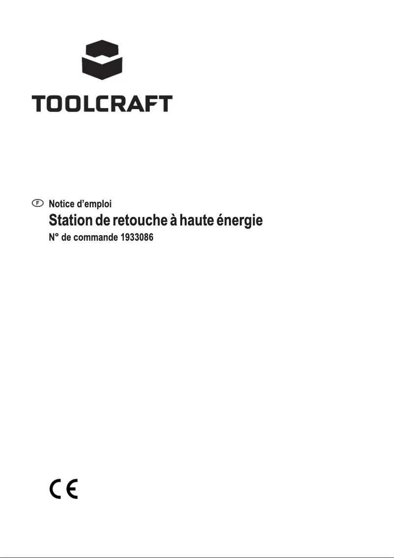 Page n°1 - Manuel utilisateur Toolcraft TPS-800