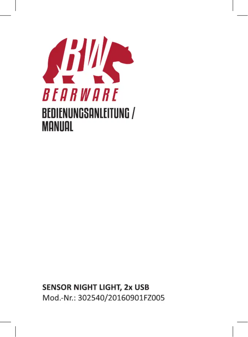 Página 1 del manual Manual de usuario Bearware 302540
