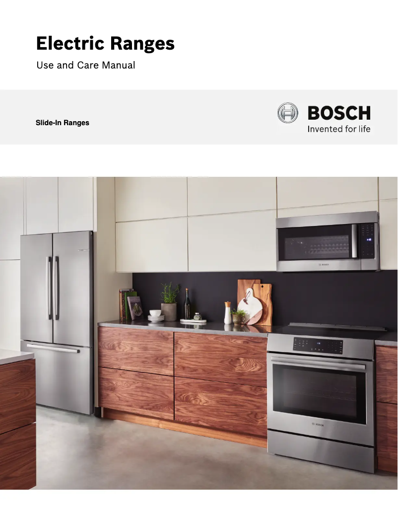 Page 1 de la notice Manuel utilisateur Bosch HEIP056U