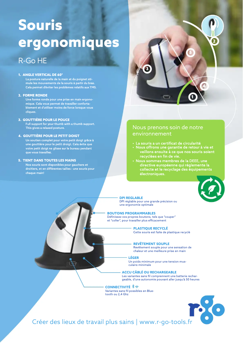 Page n°1 - Manuel utilisateur R-Go Tools R-Go HE