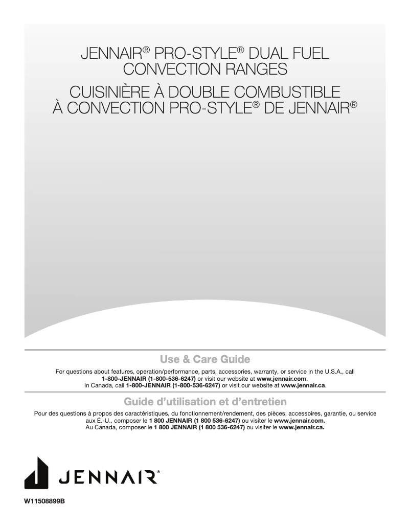 Page 1 de la notice Manuel utilisateur Jenn-Air JDRP636HM