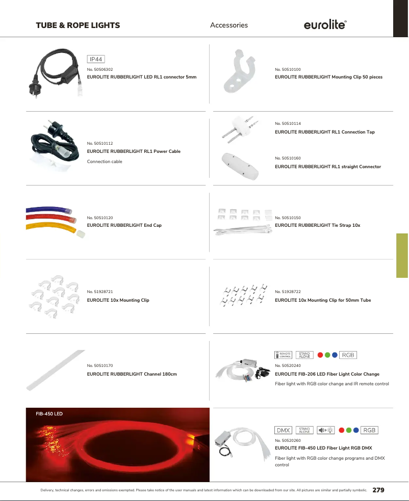 Page n°1 - Catalogue Eurolite FIB-450