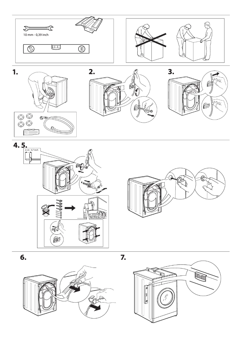 Page n°1 - Instructions de sécurité Indesit BDA 76435 9W EE