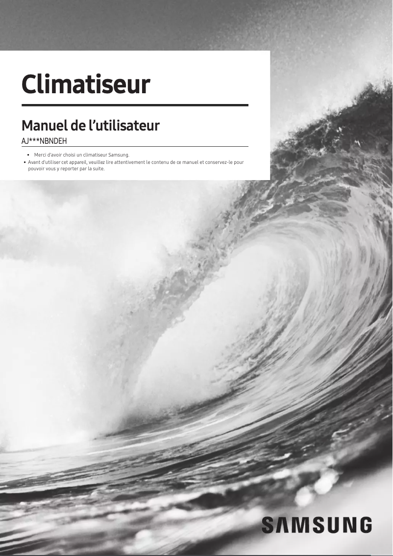 Page n°1 - Manuel utilisateur Samsung AJ016NBNDEH