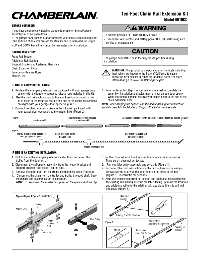 Image de la première page du manuel de l'appareil 6610CD