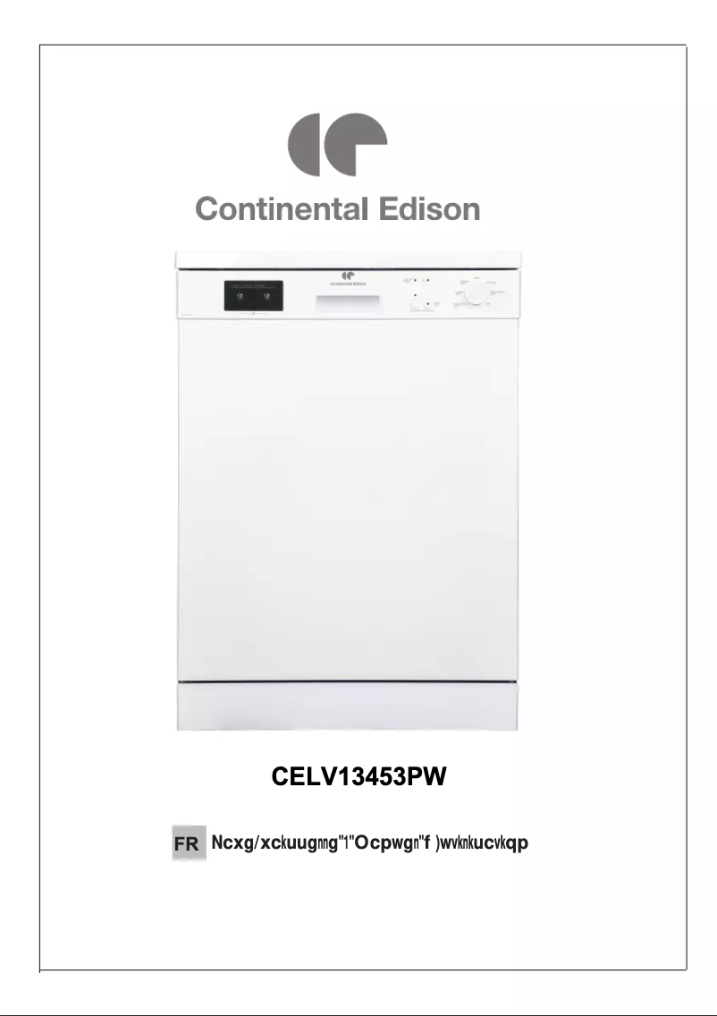 Page n°1 - Manuel utilisateur Continental Edison CELV13453PW