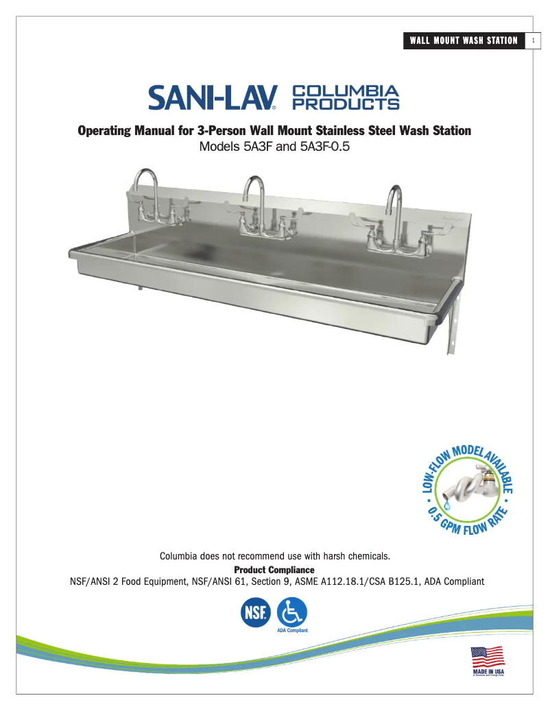 Imagen de la primera página del manual del dispositivo 5A3F