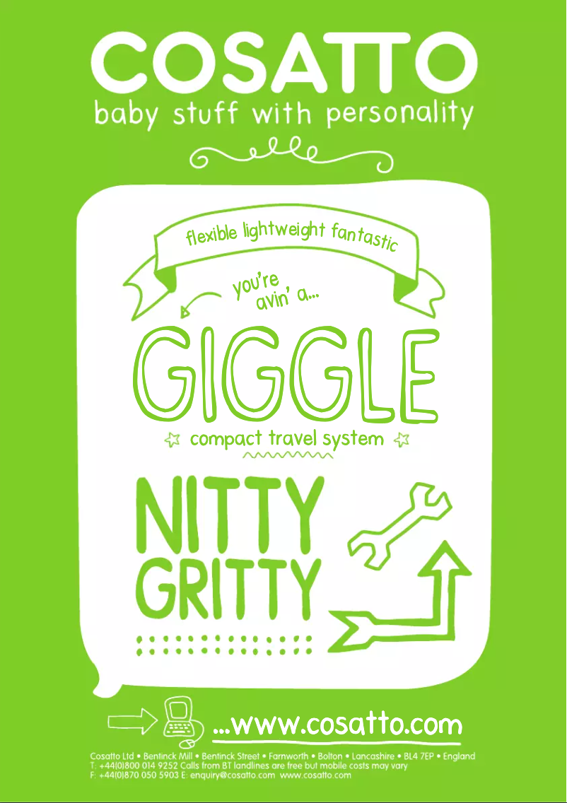 Image de la première page du manuel de l'appareil Giggle 2