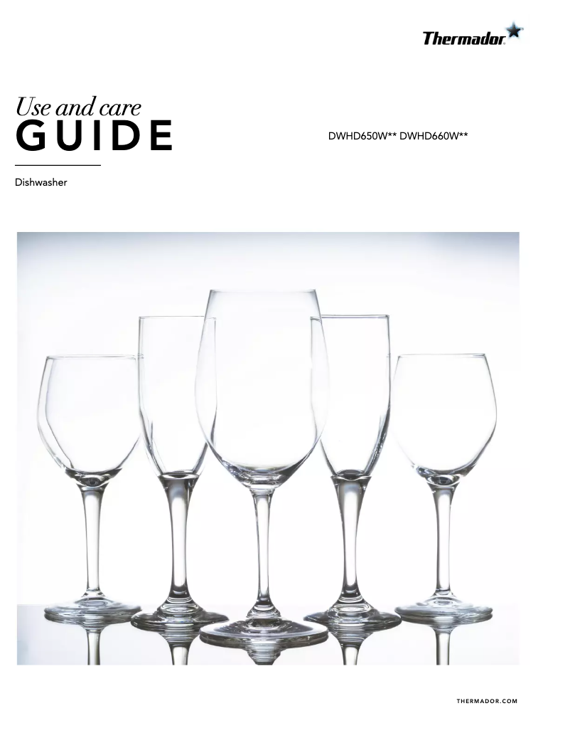 Image de la première page du manuel de l'appareil DWHD660WPR