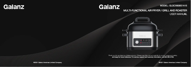 Página 1 del manual Manual de usuario Galanz GLSCX608S1A15