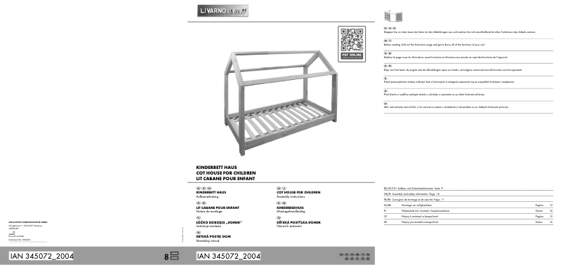 Page 1 de la notice Manuel utilisateur Livarno Lux IAN 345072