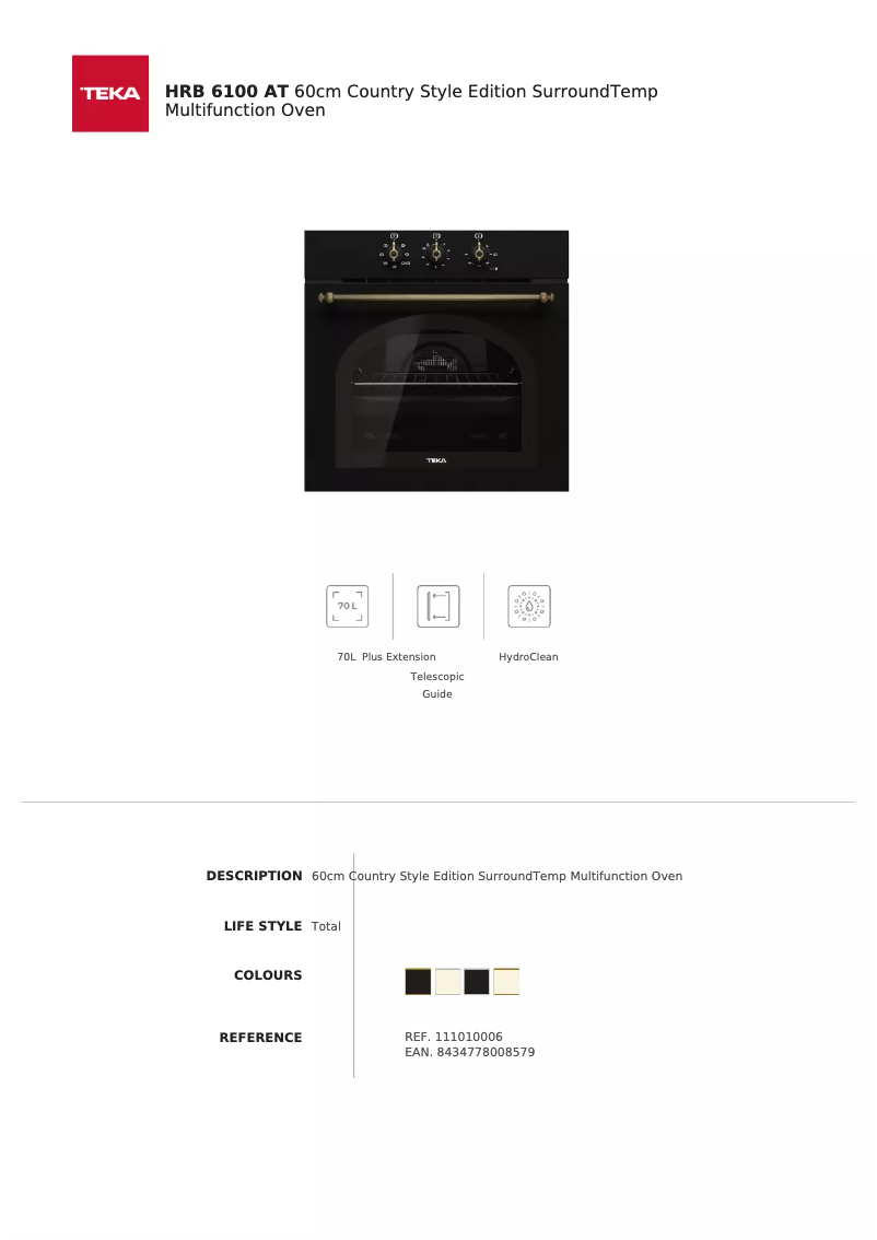 Image de la première page du manuel de l'appareil HRB 6100 AT