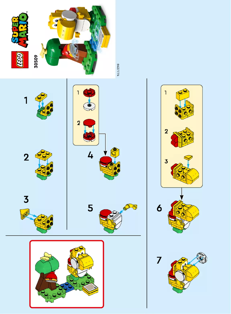 Page 1 de la notice Manuel utilisateur Lego Super Mario 30509