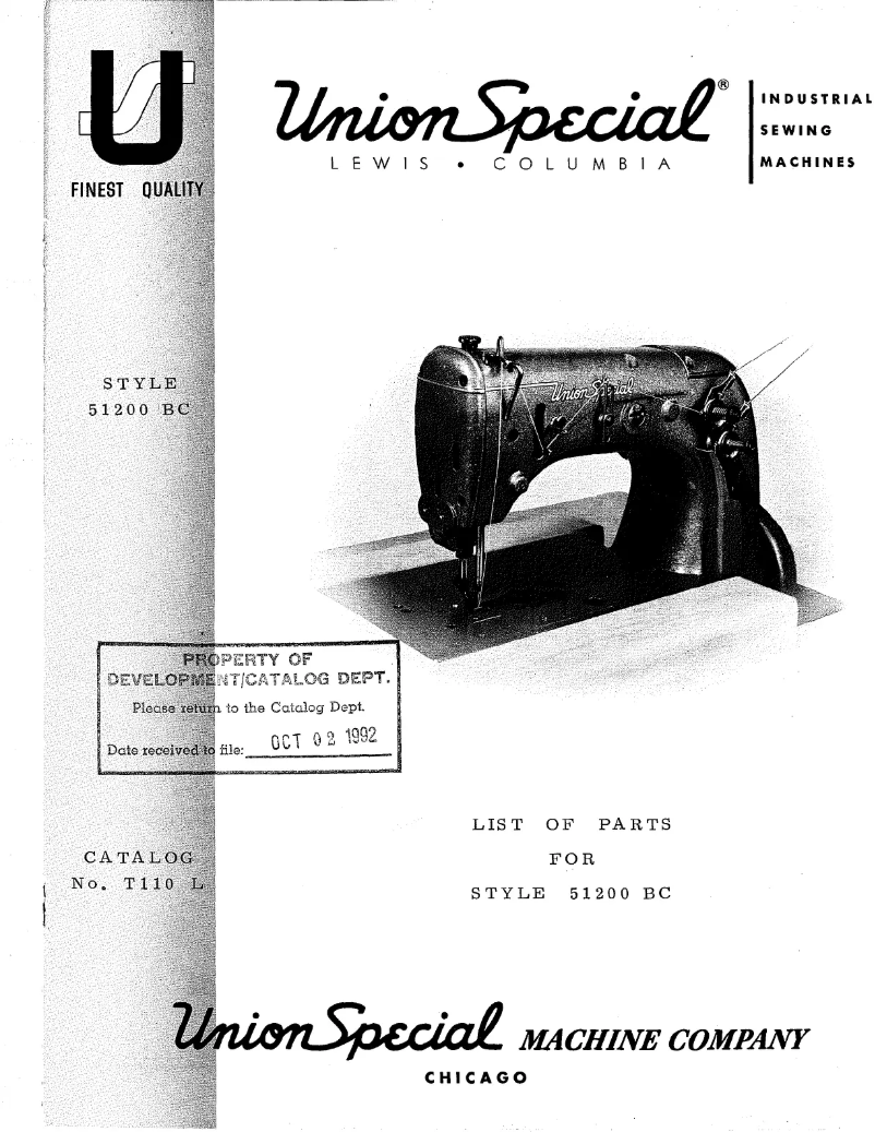 Image de la première page du manuel de l'appareil 51200BC