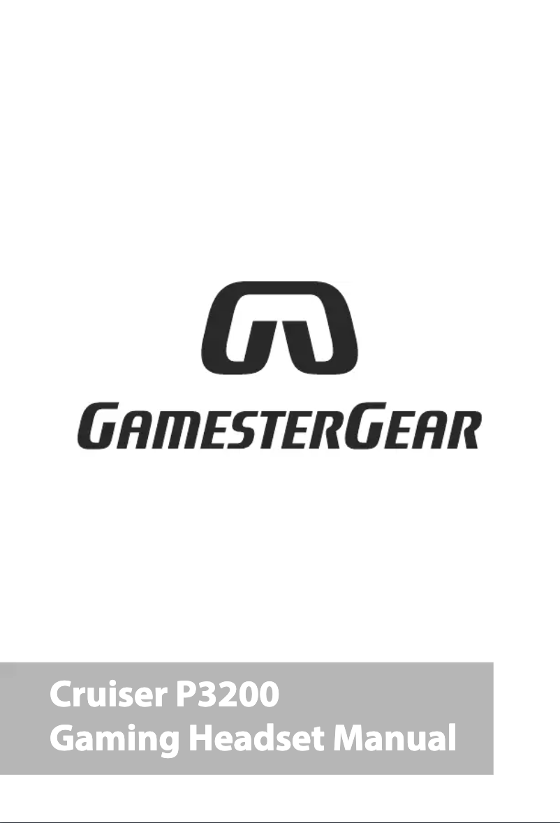 Imagen de la primera página del manual del dispositivo GamesterGear Cruiser P3200