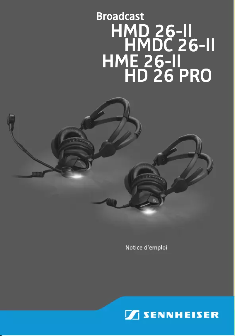 Image de la première page du manuel de l'appareil HMDC 26-II