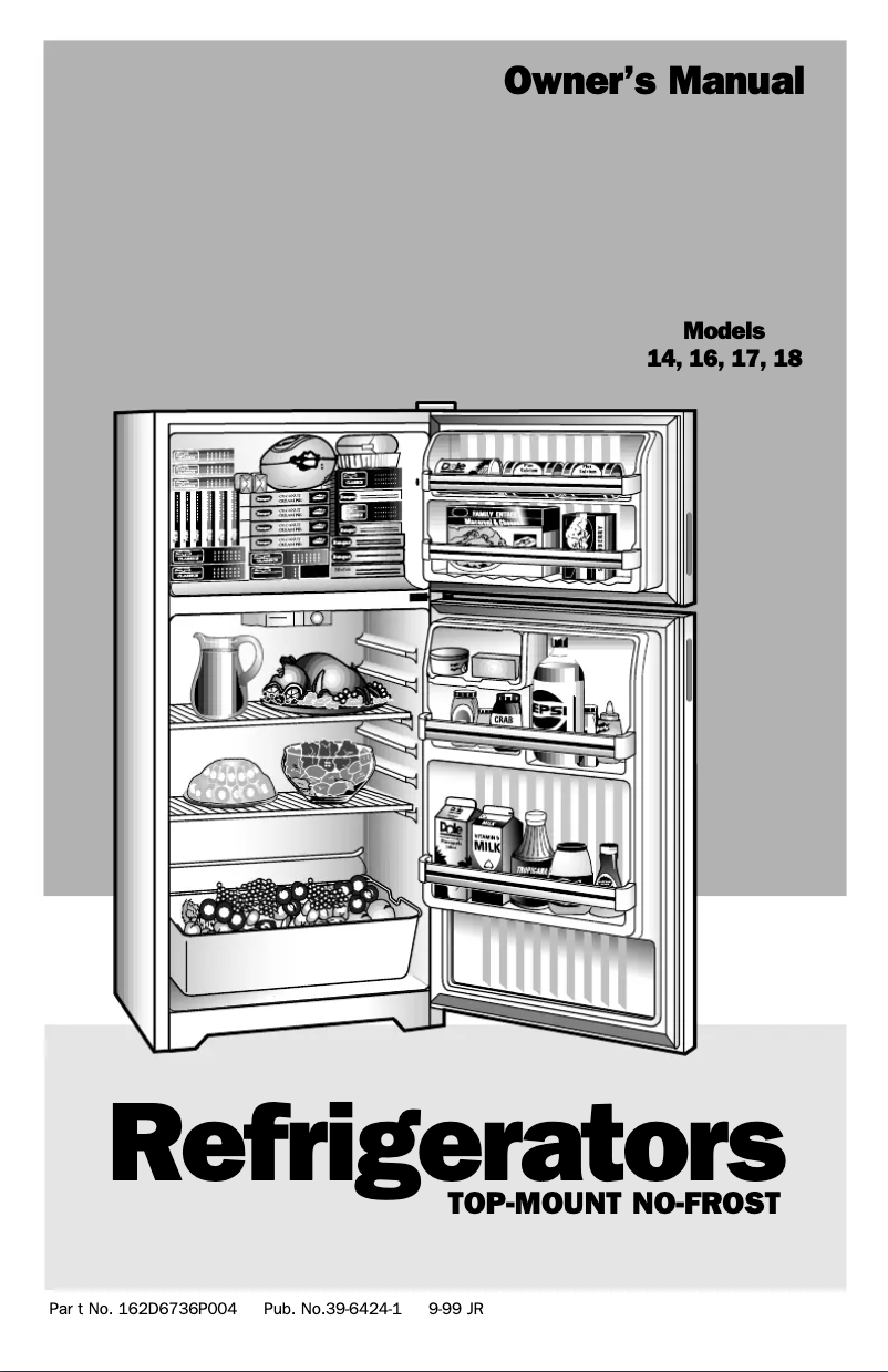 Page 1 de la notice Manuel d'utilisation et d'entretien Hotpoint CTX14CABRWW
