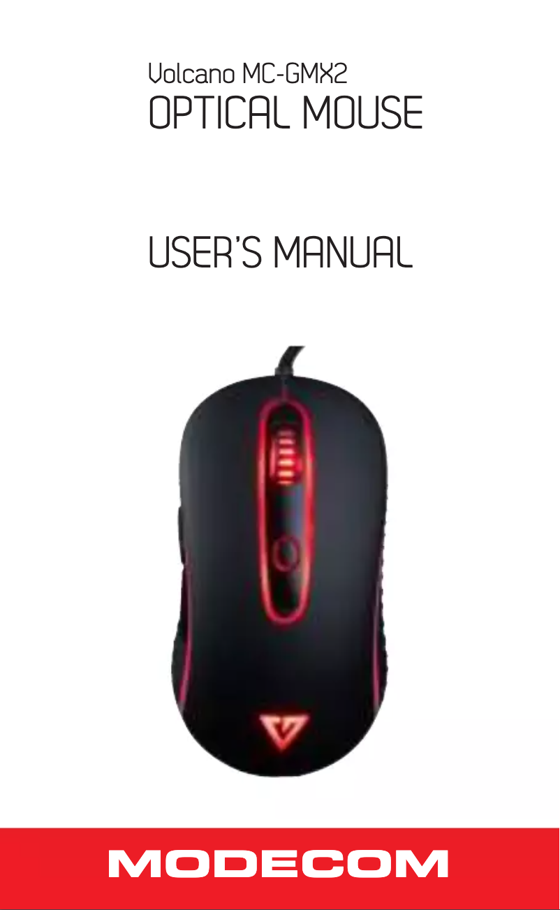 Page 1 of the manual User Manual ModeCom MC-GMX2