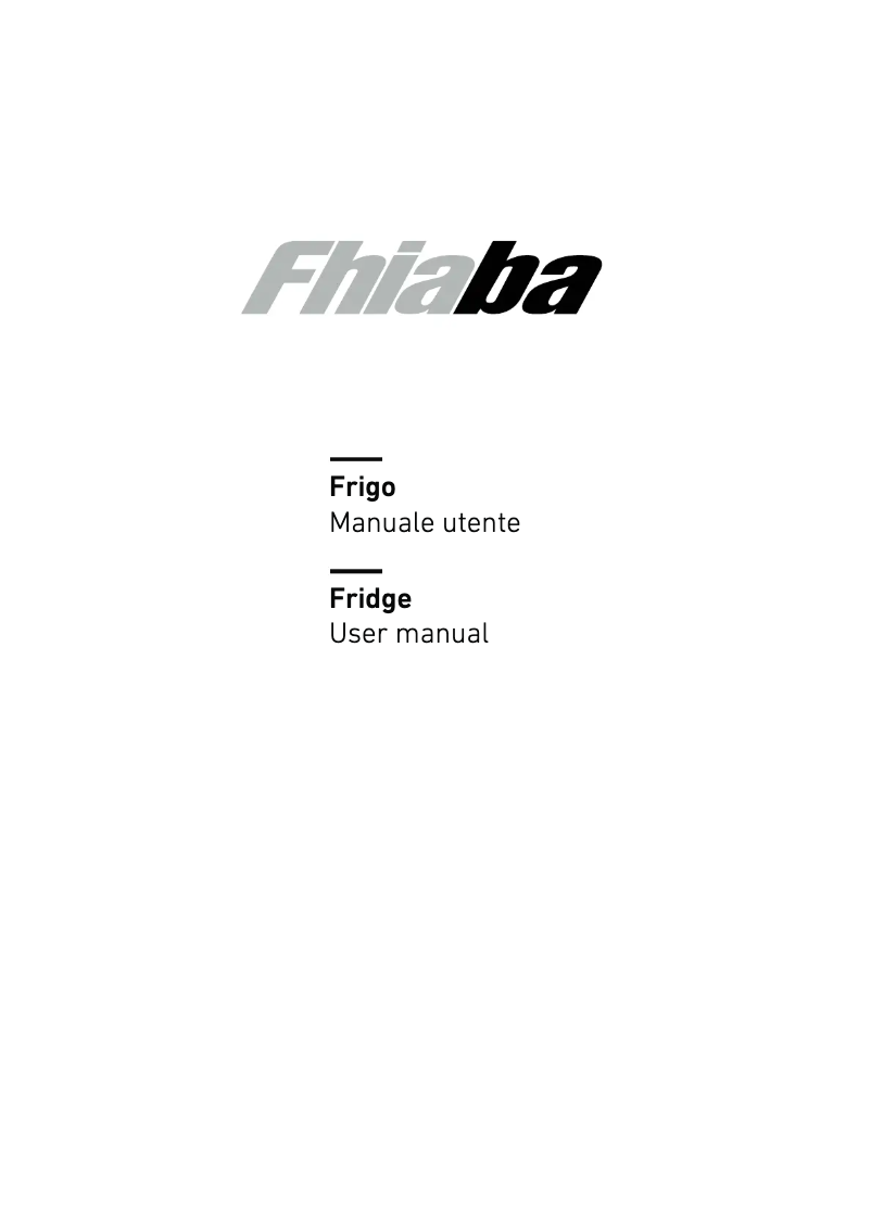 Page n°1 - Manuel utilisateur Fhiaba S5990FR6A