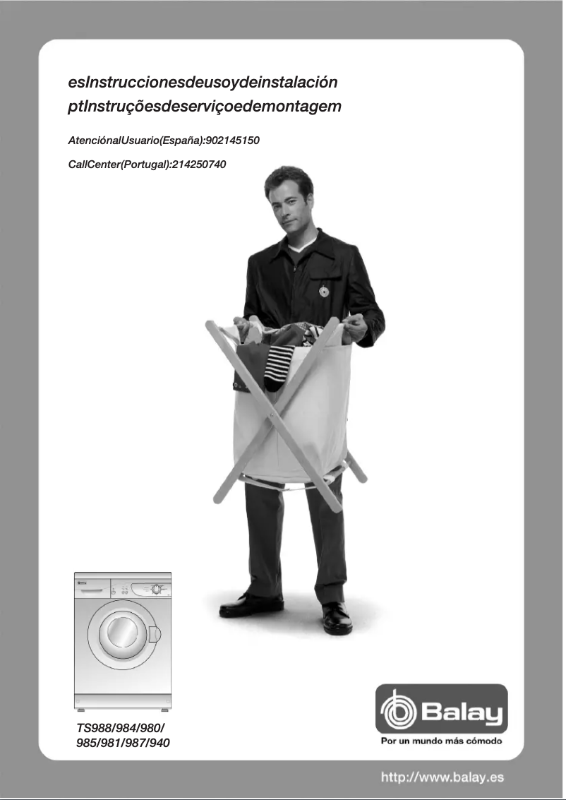 Image de la première page du manuel de l'appareil 3TS987T