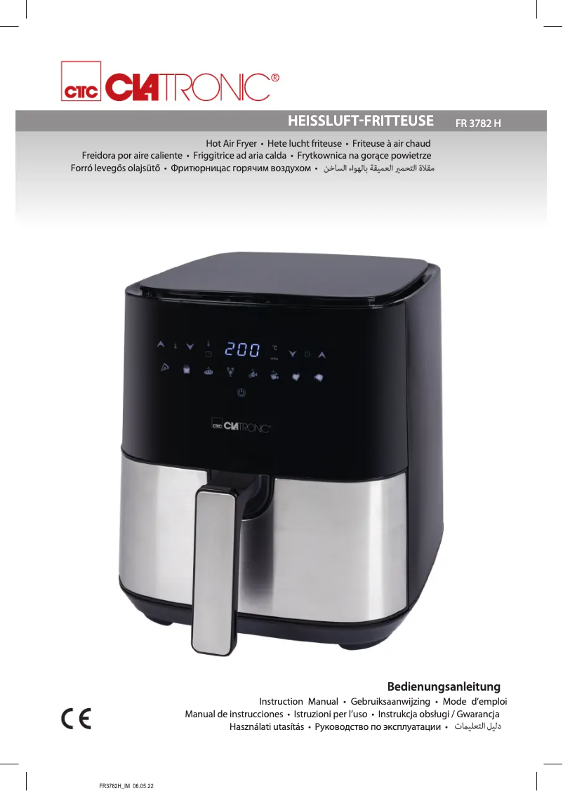 Page 1 de la notice Manuel utilisateur Clatronic FR 3782 H