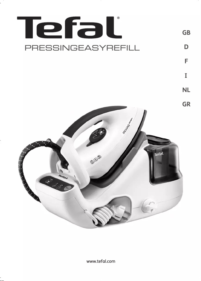 Page n°1 - Manuel utilisateur Tefal Pressing GV7070E0