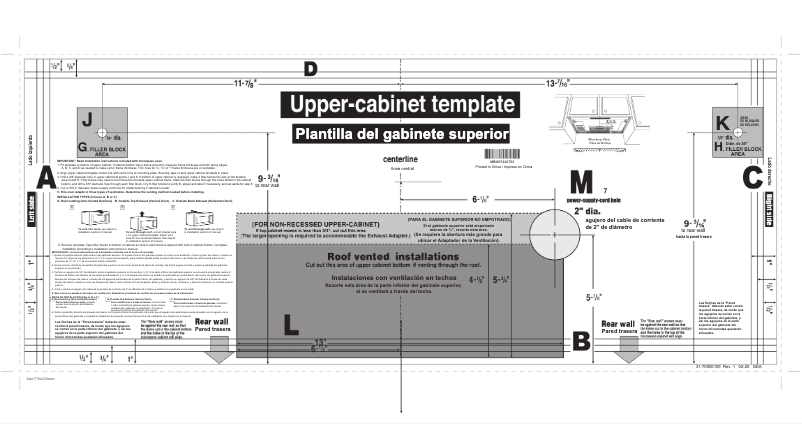 Page 1 de la notice Instructions / montage GE Profile PVM9005SJSS