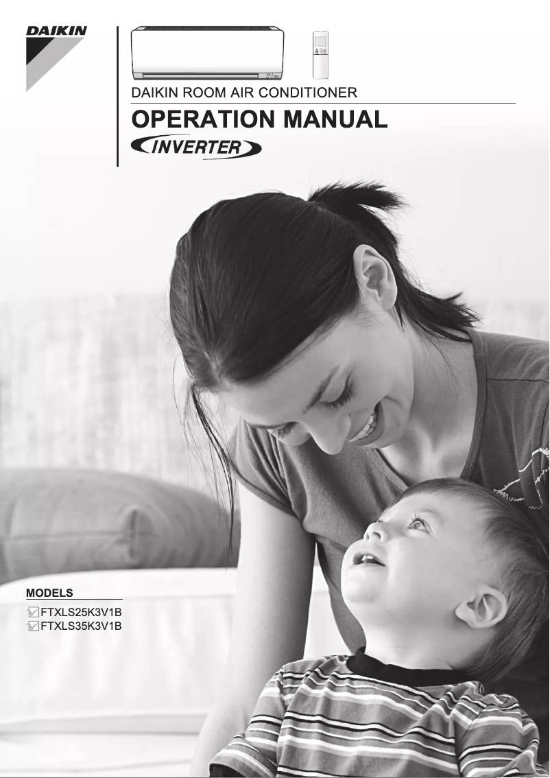 Image de la première page du manuel de l'appareil FTXLS35K3V1B