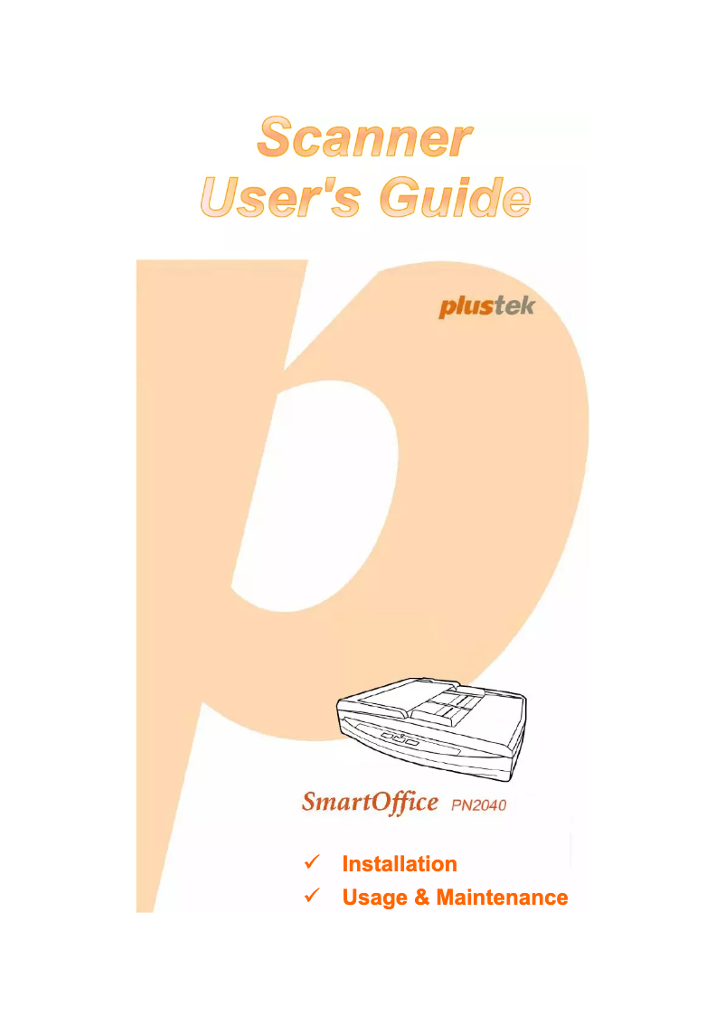 Image de la première page du manuel de l'appareil SmartOffice PN2040