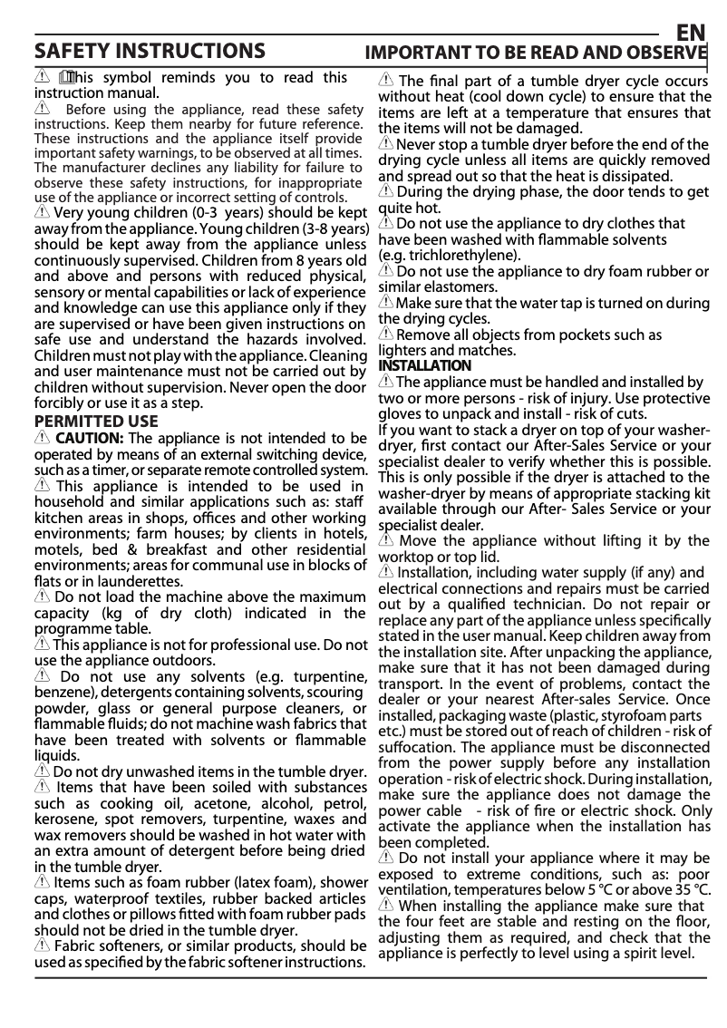 Page 1 de la notice Instructions de sécurité Privileg PWWT X 86H69