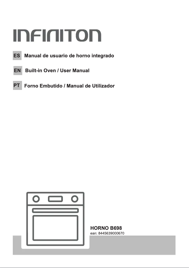 Page n°1 - Manuel utilisateur Infiniton B698