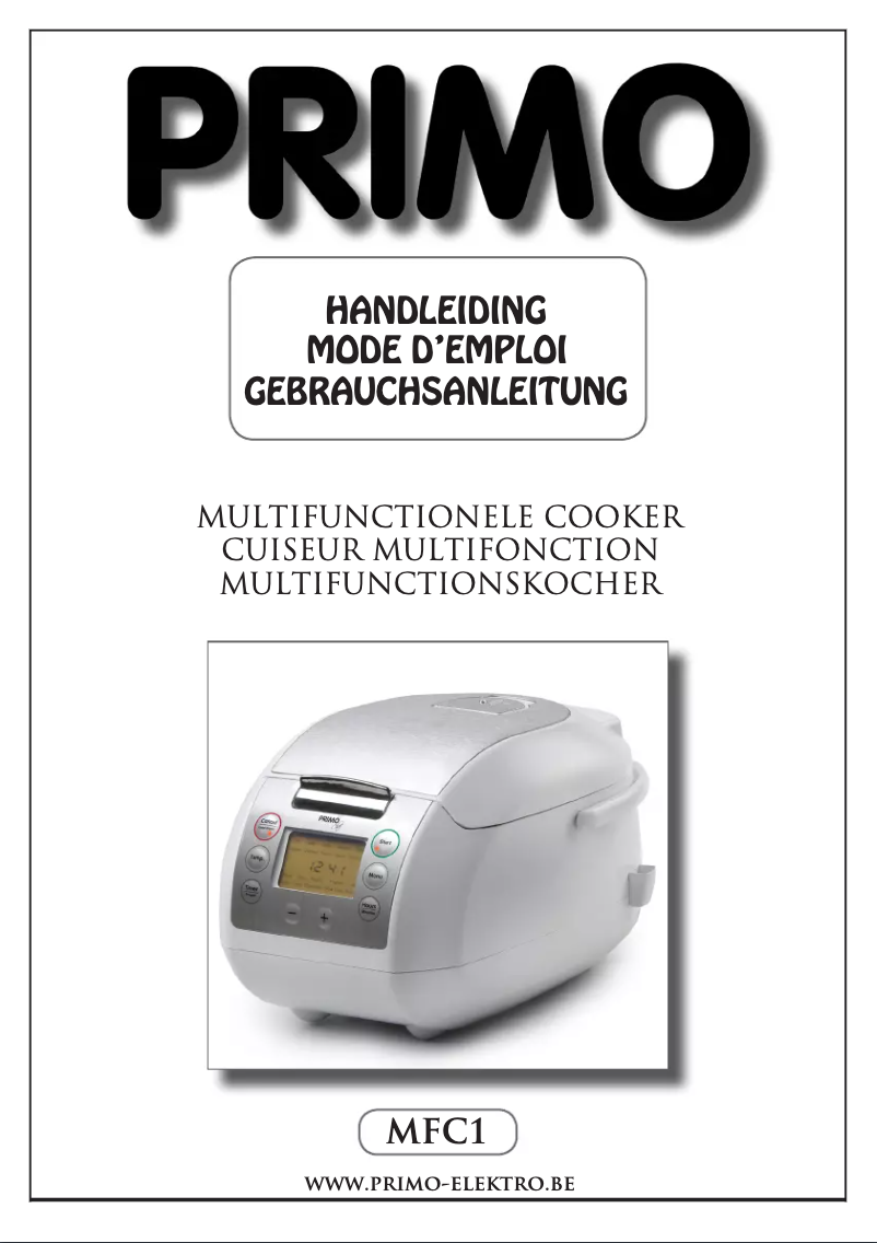 Image de la première page du manuel de l'appareil MFC1