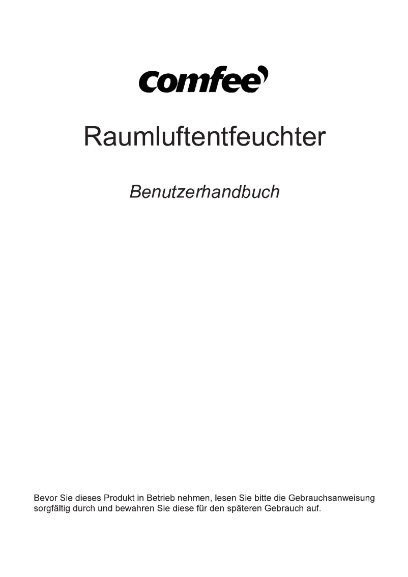 Page n°1 - Manuel utilisateur Midea DG-30DEN7