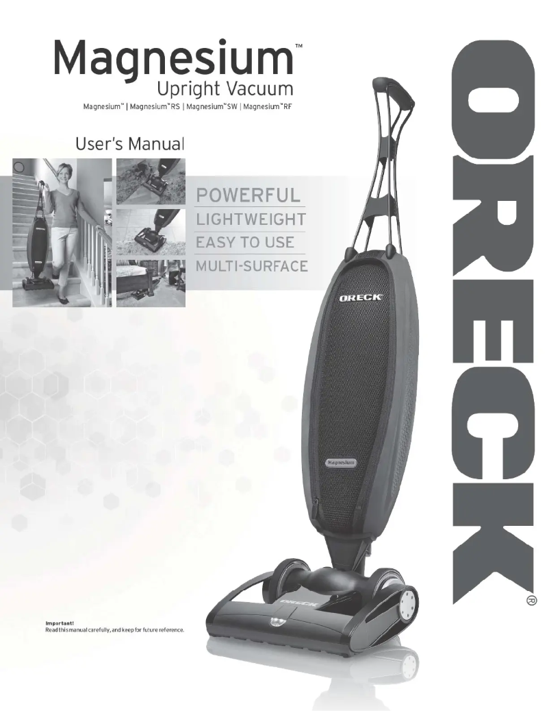 Image de la première page du manuel de l'appareil Magnesium RS LW1500RS