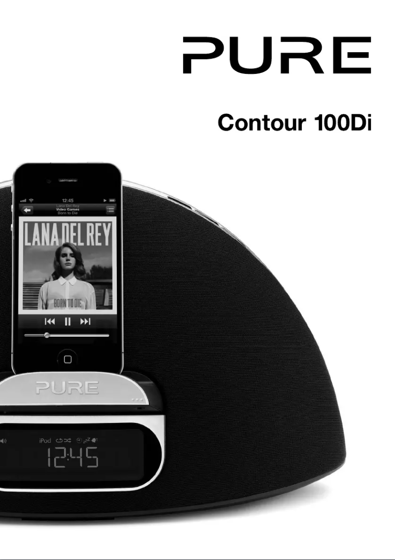 Page 1 de la notice Manuel utilisateur Pure Contour 100 Di