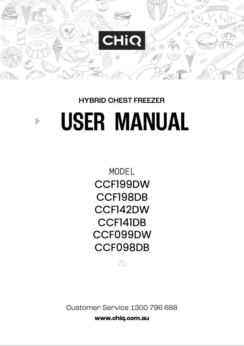 Page 1 de la notice Manuel utilisateur CHiQ CCF099DW