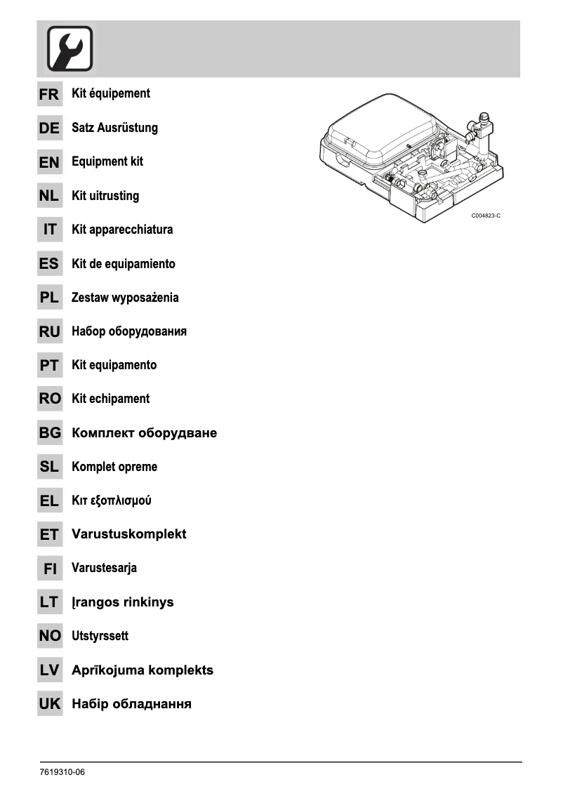 Image de la première page du manuel de l'appareil Lidia GT